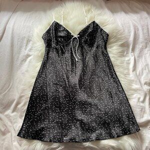 Y2K Polkadot Slip Dress